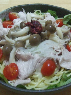 ●低カロリー●豚しゃぶサラダ風パスタ-レシピのメイン写真