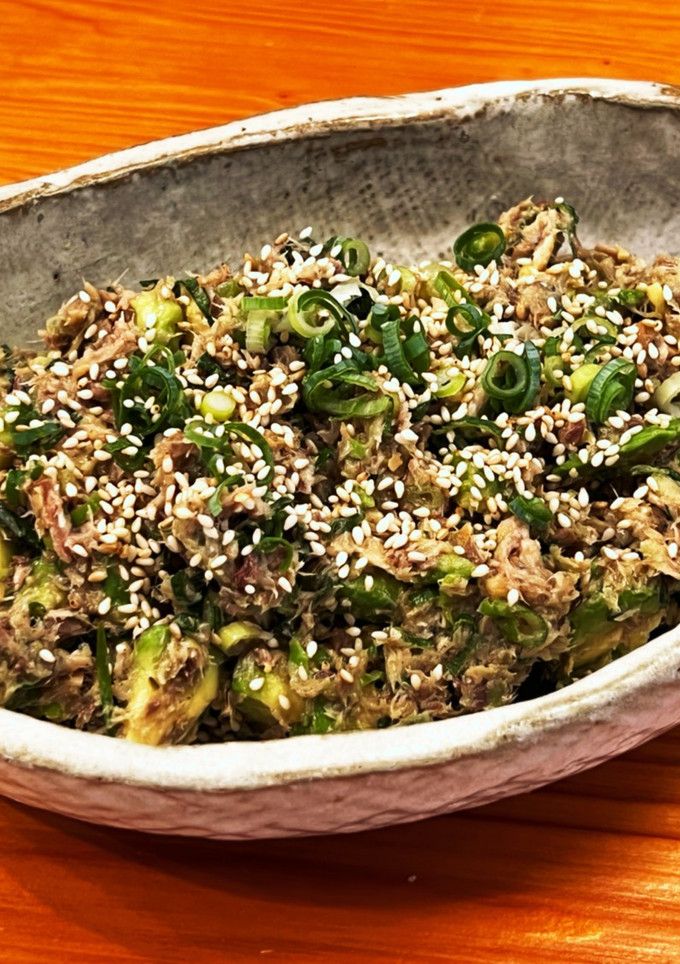 鯖缶とアボカドのなめろう風-レシピのメイン写真