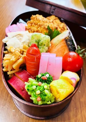 のり弁風わっぱ弁当♡-レシピのメイン写真
