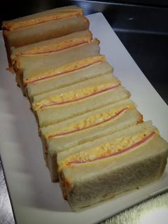 ハム&チーたまサンド❨(@≧↺≦@)❩ノ-レシピのメイン写真