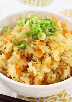 好き嫌い克服！人参とツナの炊き込みご飯-レシピのメイン写真