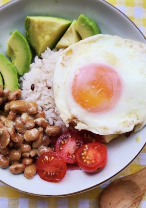 朝からヘルシー！おしゃれ納豆雑穀ごはん！-レシピのメイン写真