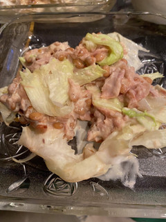 納豆サラダおつまみ-レシピのメイン写真