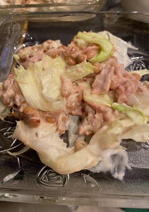 納豆サラダおつまみ-レシピのメイン写真