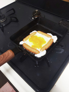 食パン ウインナー卵のせ-レシピのメイン写真
