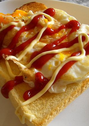 超簡単な目玉焼きトースト♪-レシピのメイン写真