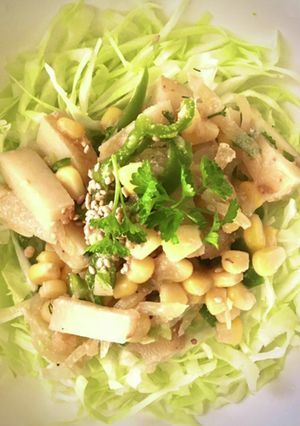 レンジで柚子胡椒風味マヨ無しポテトサラダ-レシピのメイン写真