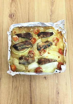トースターで簡単！さんま蒲焼缶onチーズ-レシピのメイン写真
