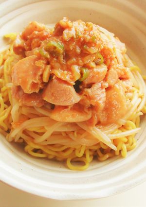 〖 鶏辛味噌混ぜそば 〗-レシピのメイン写真