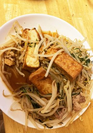 厚揚げともやしの焼肉炒め-レシピのメイン写真