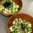 オクラと長芋のわさび和え