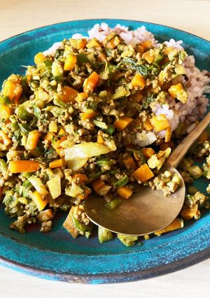 野菜たっぷりドライカレー-レシピのメイン写真