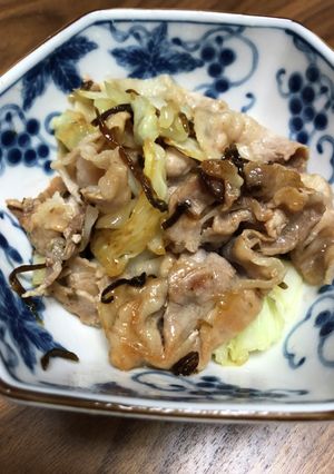 豚バラ塩昆布-レシピのメイン写真