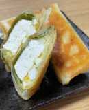 島豆腐と島らっきょうタルタルの春巻き