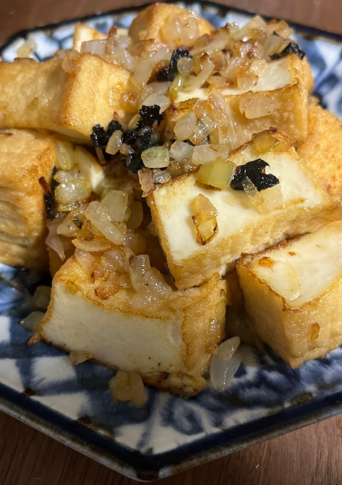 厚揚げのネギごま油炒め-レシピのメイン写真
