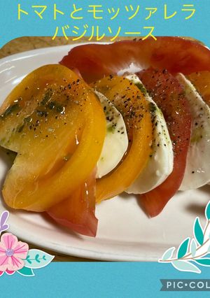 トマトとモッツァレラのカプレーゼ-レシピのメイン写真