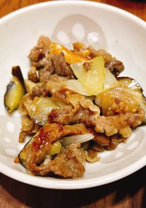 牛肉と茄子の味噌炒め-レシピのメイン写真