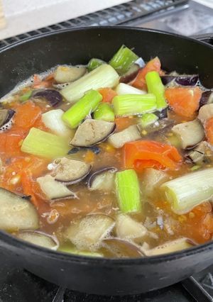 夏バテ退散！余った夏野菜でビタミン鍋！-レシピのメイン写真