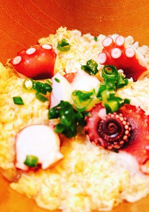 レンジで1分♡たこめし風オートミール-レシピのメイン写真