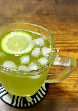 緑茶にレモン-レシピのメイン写真