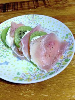 キウイとチーズと生ハム♪-レシピのメイン写真