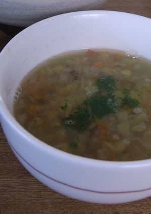 重ねて作る♪赤レンズ豆のスープ-レシピのメイン写真