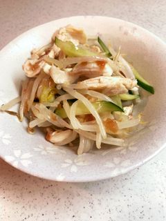 もやしとササミの梅肉和え モヤシは便利!-レシピのメイン写真