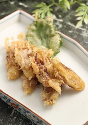 簡単！みょうがの天ぷら　味衣-レシピのメイン写真