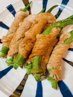 オクラの豚肉巻き-レシピのメイン写真