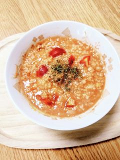 オートミールのコンソメトマトリゾット風-レシピのメイン写真