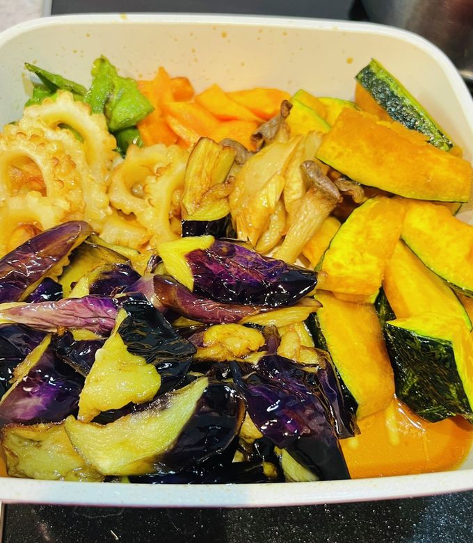 野菜の揚げ浸し-レシピのメイン写真
