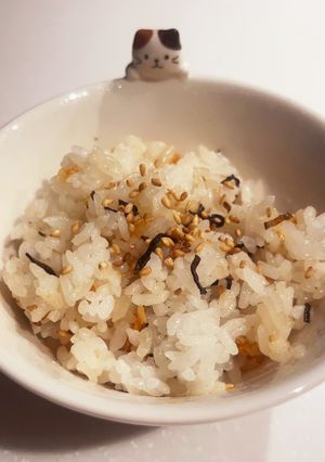 干しえびと塩昆布の混ぜご飯-レシピのメイン写真