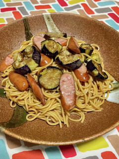 超簡単☆旨味堪能!なすの和風生姜パスタ!-レシピのメイン写真