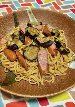 超簡単☆旨味堪能!なすの和風生姜パスタ!-レシピのメイン写真