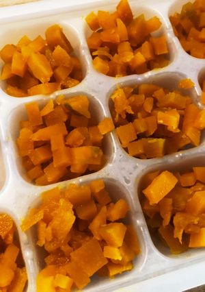 離乳食中期〜かぼちゃ〜-レシピのメイン写真