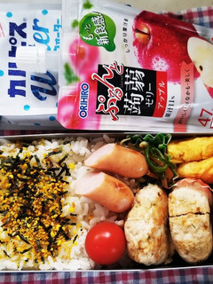 つくねバーグ弁当(9.6)-レシピのメイン写真