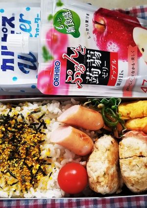 つくねバーグ弁当(9.6)-レシピのメイン写真