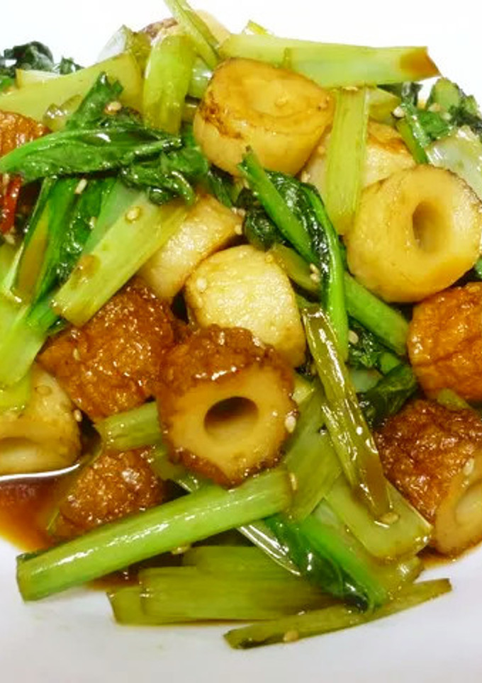 簡単☆竹輪と小松菜の炒め煮-レシピのメイン写真