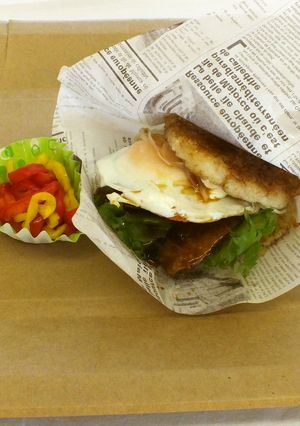 あゆのてりやきライスバーガー-レシピのメイン写真