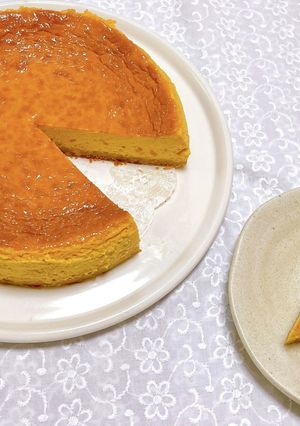 濃厚!かぼちゃのチーズケーキ-レシピのメイン写真