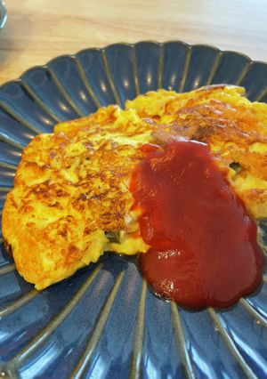 チーズとろり！ハラペーニョオムレツ-レシピのメイン写真