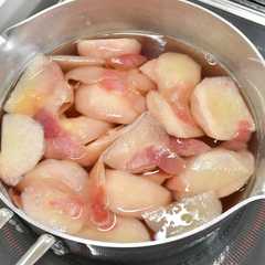 รูปของ 簡単！桃のコンポート　ＪＡにいがた南蒲