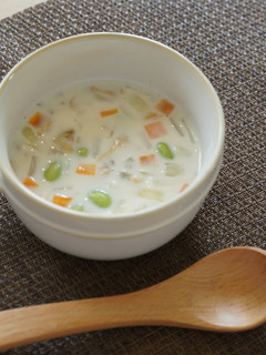管理栄養士のあさりと枝豆のスープ-レシピのメイン写真