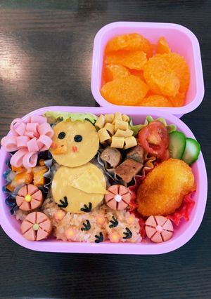 ヒヨコキャラ弁☆幼稚園用☆2歳半-レシピのメイン写真