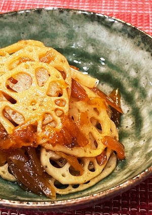 マンゴーチャツネと蓮根のきんぴら-レシピのメイン写真