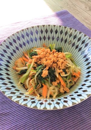 【時短】野菜たっぷりヘルシービビンバ-レシピのメイン写真