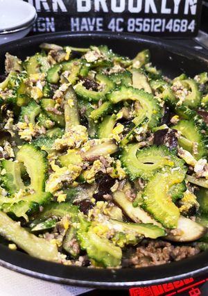 ゴーヤとひき肉の炒め物＊クイックメニュー-レシピのメイン写真