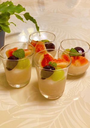 甘酒のフルーツゼリー-レシピのメイン写真