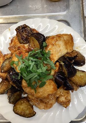 なすと鶏胸肉のピリ辛照り焼き-レシピのメイン写真