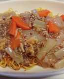 ソルガム入りあんかけ焼きそば